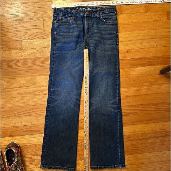 Cat & Jack bootcut Jeans Medium Wash Ultimate Stretch Faded size 16 - Picture 5 of 7